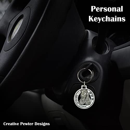 American Cocker Spaniel Keychain, Pewter, D008KC, 1 1/2”, 100% Handmade in the USA, Dog, Pet, Tag, Metal, Keychain, Key Chain, Key Ring, Key Fob, Gift, Over 90 Dog Keychains4