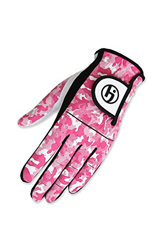 HJ Glove Youth Future Master Golf Glove, Pink Camo, Large, Right Hand