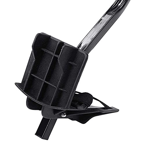 Golftrolley Golfduwwagen Golftrolleywagen Ijzer zwart Verstelbaar 2 wielen Golfcaddy Aluminium opvouwbare trolley met… - Afbeelding 5