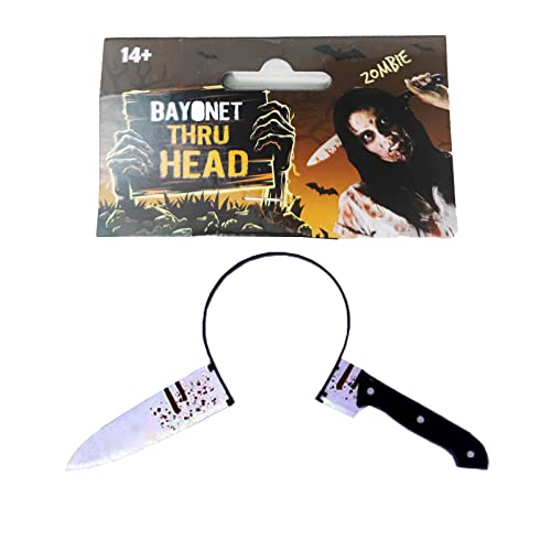YINGD Halloween Horror Headband Knife Headband Halloween Costume Accessories Carnival Masquerade Party Decorations for Teen Men Women