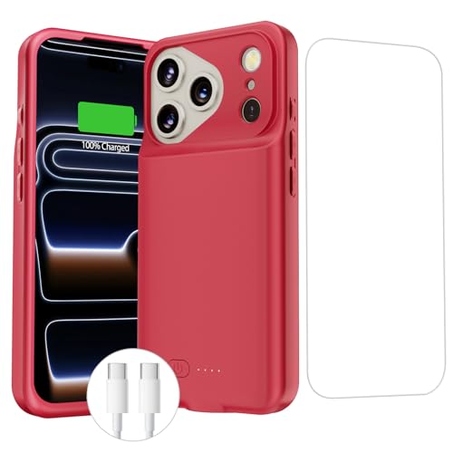 Funda de carga para iPhone IP1561B BOPPS ideal para viajes largos en color rojo
