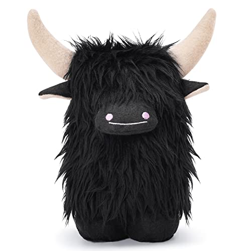 Image of Upltowtme Black Highland Cow Gnomes Birthday Decorations Scottish Tomato Decor Farmhouse Nordic Dwarf Home Decoration Calf Gnome Herd Collection Travel for Her Set of 1