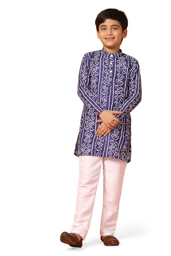 Image of Fashion Dream Boy's Cotton Blend Kurta Pyjama Set|Kids ethnic wear boys|Kurta set for boys|Kurta pajama set for kids