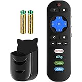 Remote Control Compatible with All TCL Roku TV Remote Control for RC280 TCL Roku Smart LED 4K TV 32 40 42 43 50 55 65 75 Inch w/Battery and Remote Holder