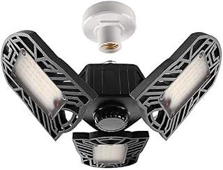 LED Garage Lights 60W Garage Lighting, 6000LM, 6000K LED Garage Ceiling Light Fixtures