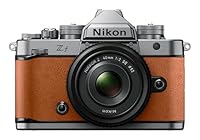 Nikon Z f Silver (Cognac Brown) + NIKKOR Z 40mm f/2 (SE) [AU Version] Full-Frame Mirrorless Stills/Video Camera with Iconic Styling