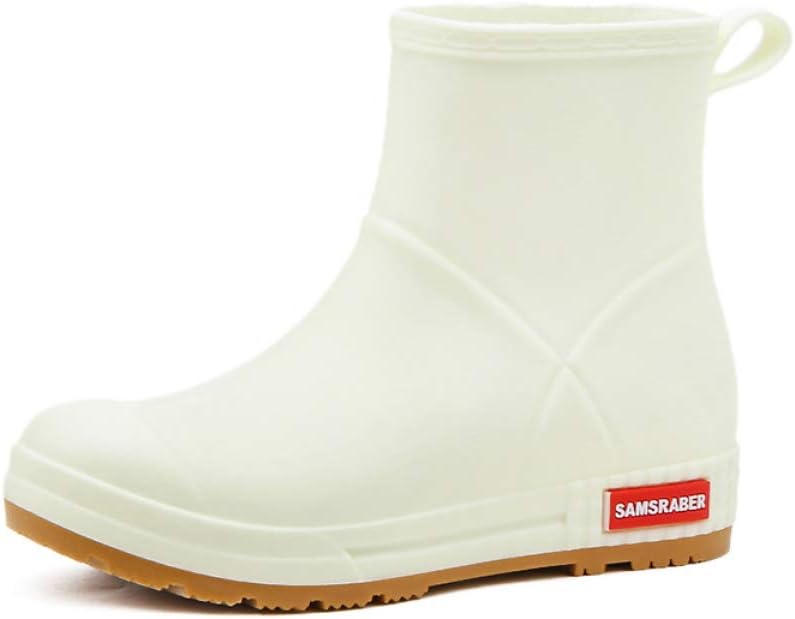 [GFGF] レディース 雨靴 レインシューズ ショートブーツ おしゃれ 無地 梅雨対策 雨晴れ兼用 防水 耐滑 快適 軽量 痛くな