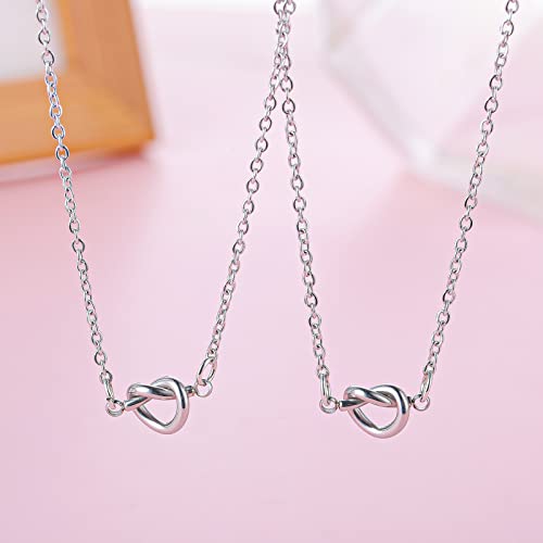 Yolev 2 pezzo Collane da Donna Nodo d'amore Coppia...
