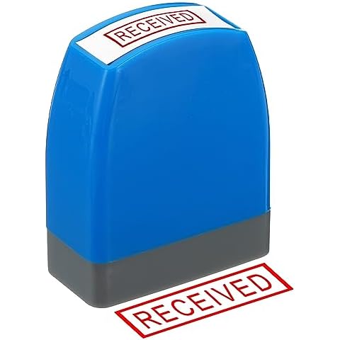 PATIKIL Self Inking Red Ink Stamp Cover