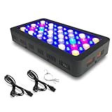 ATQIK 165w Full Spectrum Aquarium Light Reef/Fish Tank Light with 3 Dimming Modes 55 Premium SMD Chips 5 Colors LED Reef Light for Coral Saltwater Freshwater Fish (16