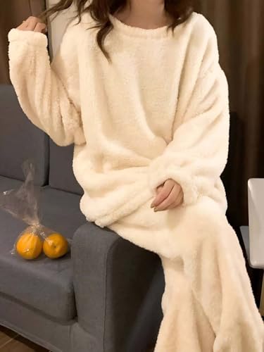 Image of KOTTY Women's Winter Coral Tracksuit - Cozy Two-Piece Coord Set for Stylish Comfort, Warmth, and Relaxed Winter Lounging