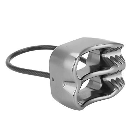 Dispositif d'escalade, Dispositif d'assurage Kit de contrôle de Descente en Descente Dispositif de Rappel en Alliage d'aluminium pour Les Amateurs d'escalade Professionnels