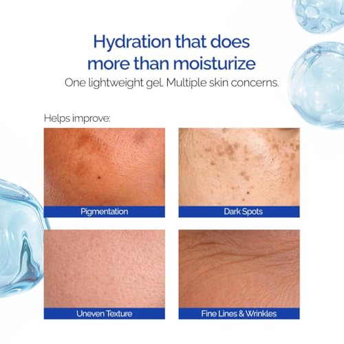 Image of Personal Touch Youthburst Water Gel Moisturiser | Hyaluronic Acid, Vitamins E, C, B3 | 24H Hydration, Dark Circle & Wrinkle Reduction | Anti-Aging Primer | Non-Comedogenic | All Skin Types - 30ml