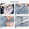 100 Pcs Nylon Universal Cable Tie Buckle for Car - Self-Locking and Easy Install Zipper Clips with Pin & Button Design - UV-Resistant Zip Tie for Quick and Effortless Car Daily Repair #3