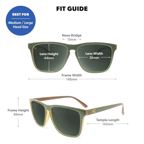 Knockaround Fast Lanes Polarized Aviator Sunglasses — view 4