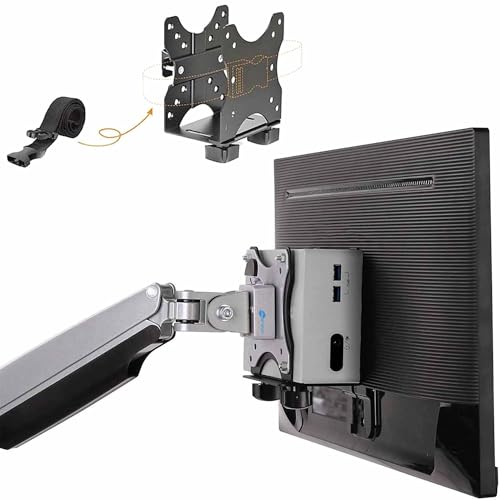 Support pour Mini PC réglable SIMPLETEK fixation universelle en métal - 5