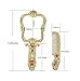 Nerien Antique Mirror Comb Set Vintage Metal Handheld Makeup Mirror with a Comb Russian Style Embossed Rose Hand Mirror Travel Portable Foldable Mirrors Decorative Tabletop Stand Mirrors Gold-1