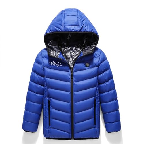 Heated Jacket for Boys Girls, Children Hooded Heating Warm Coat with 3 Adjustable Temperature USB Electric Body Warmer3