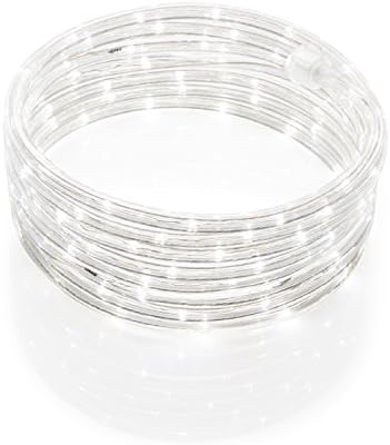 All Occasions Indoor Outdoor LED 48 FT Total Rope Light Home Commercial Christmas Decoration, Daylight