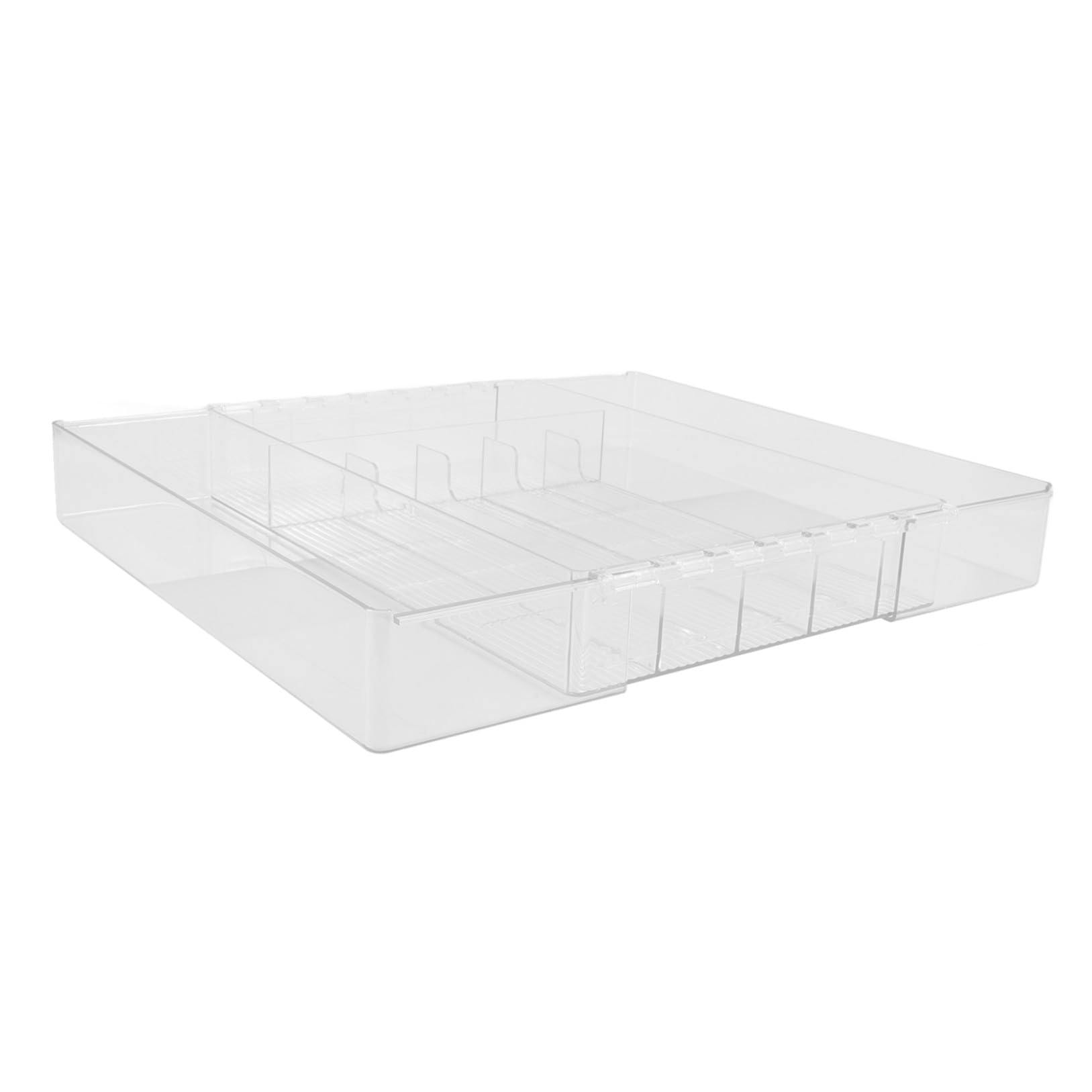 CALLARON Erweiterbarer zur Ordentlichen Aufbewahrung Organizer aus Acryl Küchenutensilien Besteckkasten mit Mehreren Fächern Vielseitiger in Küche und Büro