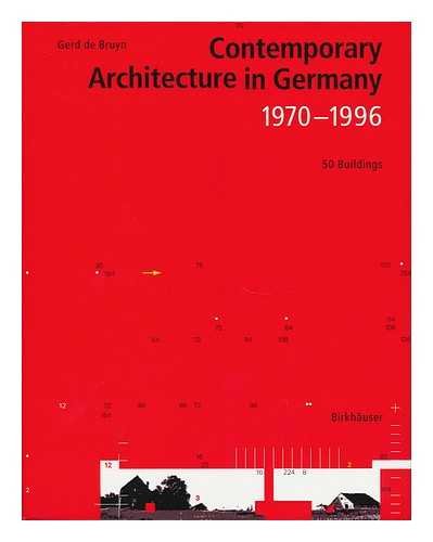Buy Contemporary Architecture in Germany 1970-1996: 50 Buildings — BookShops.in