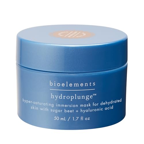 Bioelements Hydroplunge - 1.7 fl oz - Lightweight Mask with Hyaluronic Acid - Visibly Improves Fine Lines - For All Skin Types - Vegan Gluten Free - Never Tested on Animals