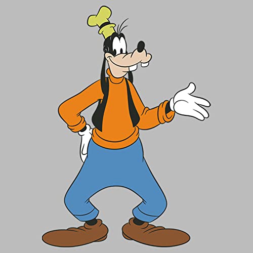 Disney Characters Traditional Goofy Girl's Heather Crew Tee2