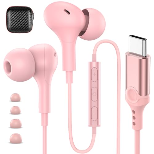 Auriculares USB C con cable que solucionan los cortes de audio en llamadas