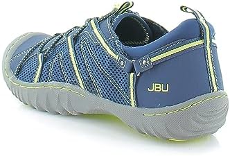 JBU by Jambu Women's Synergy MESH Water Ready Sneaker, Navy/Kiwi, 6.5 | Image 2