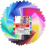Opret Origami Paper Large, 100 Sheets 9.8x9.8 inch 25x25 cm Origami Paper 50 Vivid Colors Single Sided for Arts and Crafts Projects