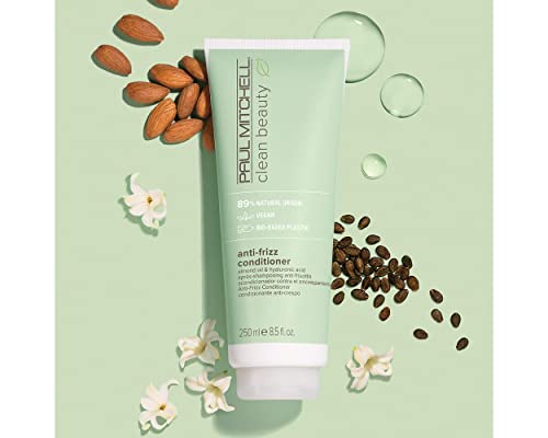 Paul Mitchell Clean Beauty Anti-Frizz Conditioner, Ultra-Rich Formula, Improves Elasticity, For Textured, Frizz-Prone Hair, 8.5 Fl. Oz. #TOP2