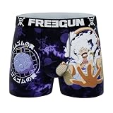 FREEGUN Bokserki męskie One Piece, Męskie Bokserki Luffy, Roronoa Zoro (zestaw 5 sztuk), 06, L