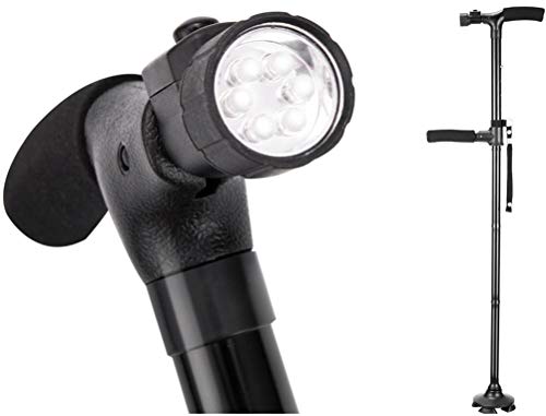 Mudo nest Folding Cane Foldable Walking Cane with LED Light Walking Stick