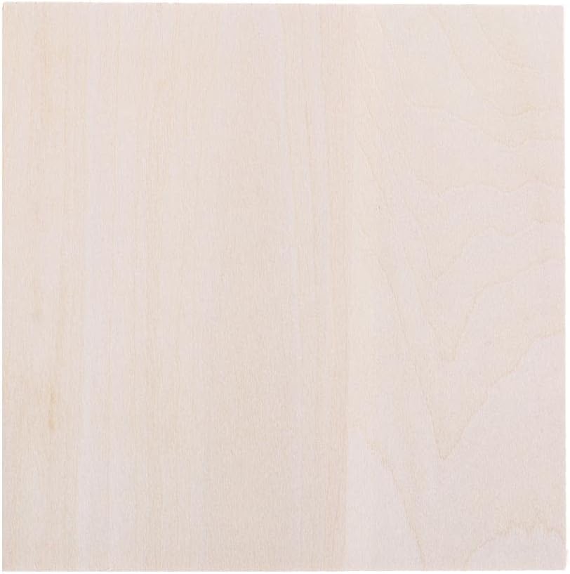 20 Pieces Plain Thin Balsa Wood Plate Woodworking Lumber for DIY Ship Toys