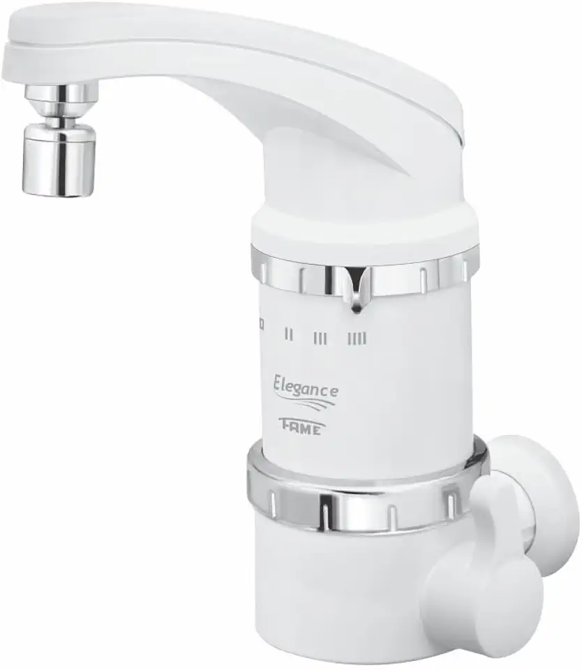 Torneira Elétrica Fame Elegance de Parede 4 Temperaturas Branca 127v, Branco