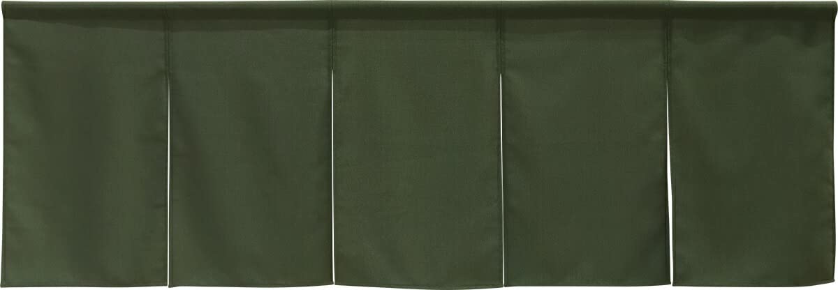 Amazon｜のれん工房 のれん 店舗用 飲食店 無地 5つ割れ 暖簾 幅175×丈