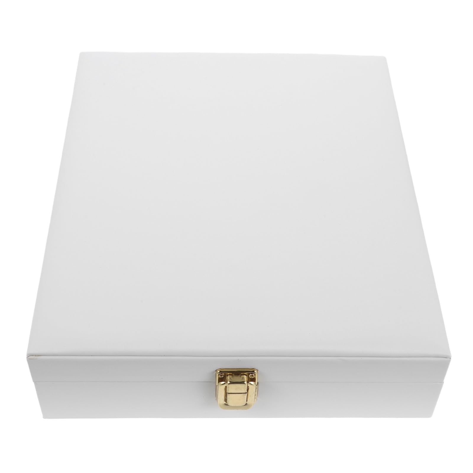 balacoo Elegantes Schmuckkästchen für Damen Verschleißfest mit Mehreren Fächern Schmuckaufbewahrungsbox mit Deckel Weiße aus Mikrofaser und Mdf zum Reisen und Hochzeiten