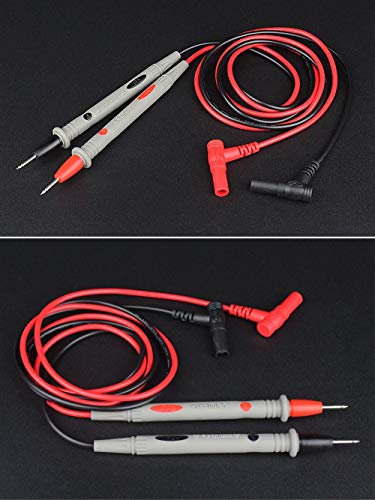 Image of Banana Plug Multimeter Test Leads, 1000V 20A Digital Multi Meter Clamp Tester Probes (2 pcs)