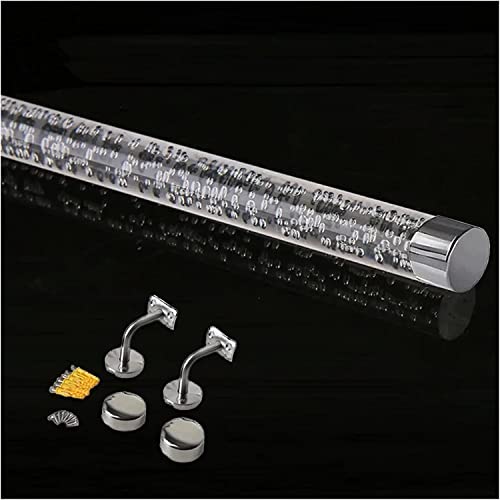 Moderno cristal acrílico antideslizante para escaleras de interior, barra de agarre transparente para adultos mayores, niños, barra de soporte de pasillo, kit completo de 200 cm