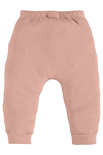 Conjunto Nature Infantil Unissex com Camiseta e Calça em Ribana Up Baby, Rosa Claro, P