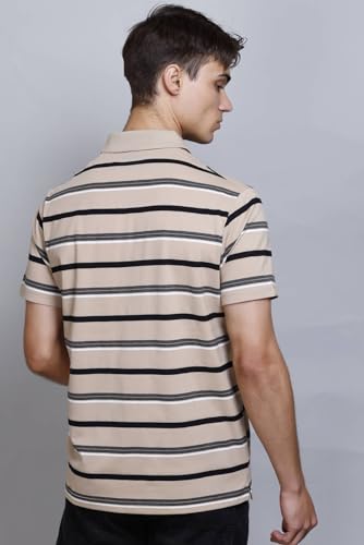 Image of GODFREY Half Cotton Polo T Shirt for Man with Pocket - Regular Fit Mens Collar Tshirt