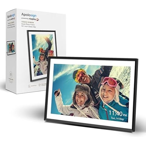 10.1" Digital Picture Frame Powered by Nixplay, Share Photos/Videos via Nixplay App, WiFi Digital Photo Frame with 32GB, Support Alexa Google Photos, Free Cloud Storage, Auto Rotate, Gifts for Mom Cover