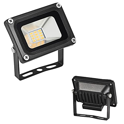 Faretto LED da 12 V, 10 W, luce bianca calda, 12
