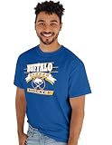 Buffalo Sabres NHL Officially Licensed T-Shirt Retro 90's Hockey Team Color, X-Large