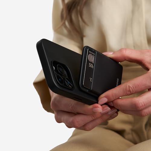 Ridge Magsafe Card Holder - High-Strength For A Secure Hold, Keeps Up To 3 Card, Shatterproof TPU (Matte Black)2