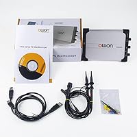 OWON USB-Oszilloskop VDS1022I PC-basiert, 2 + 1 (Multi) Kanäle, Tragbar, Virtuell, 25 MHz Bandbreite Mit Kanalisolierung, Für Heimwerker Und Automobil – Ansicht 7