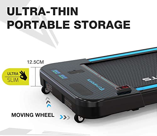 CITYSPORTS Elektrische loopband, motor van 440 W, geïntegreerde bluetooth-luidspreker, instelbare snelheid, LCD-display en calorieënteller, ultradun en stil, voor thuis/kantoor - Afbeelding 7