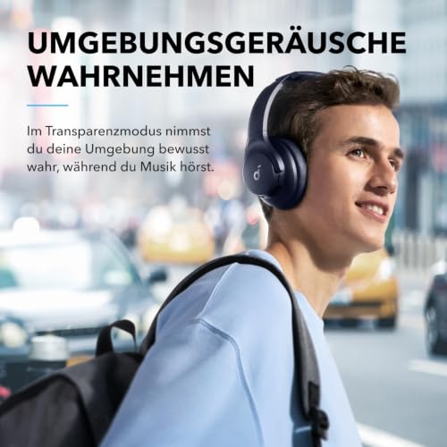 Soundcore by Anker Q20i kabelloser Bluetooth Over-Ear-Kopfhörer – Ansicht 6