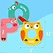 Large Size Magnetic Letters, Cute Animal Alphabet ABC Magnets for Fridge Colorful Uppercase Animals Toys Set Educational Spelling Learning Games for Kids, Toddlers 3 4 5 Years Old