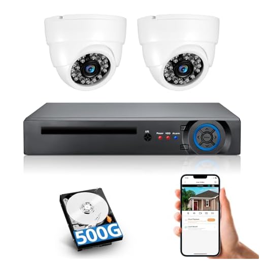 Fuers 8CH H.265+ Surveillance Camera System